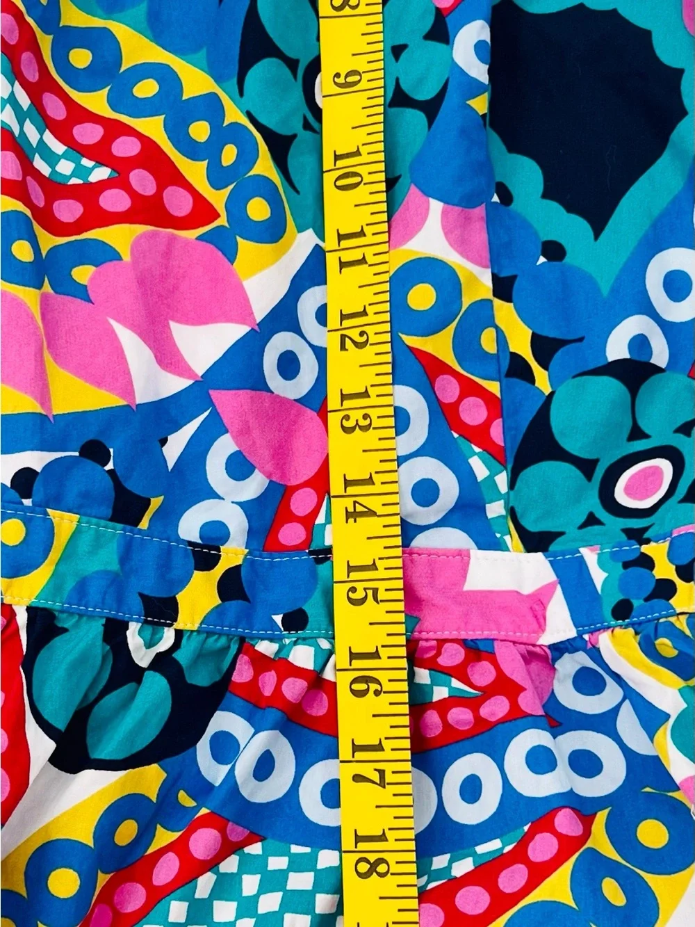 J.Crew kaleidoscope Halter Peplum Top 100% Cotton Open Back L